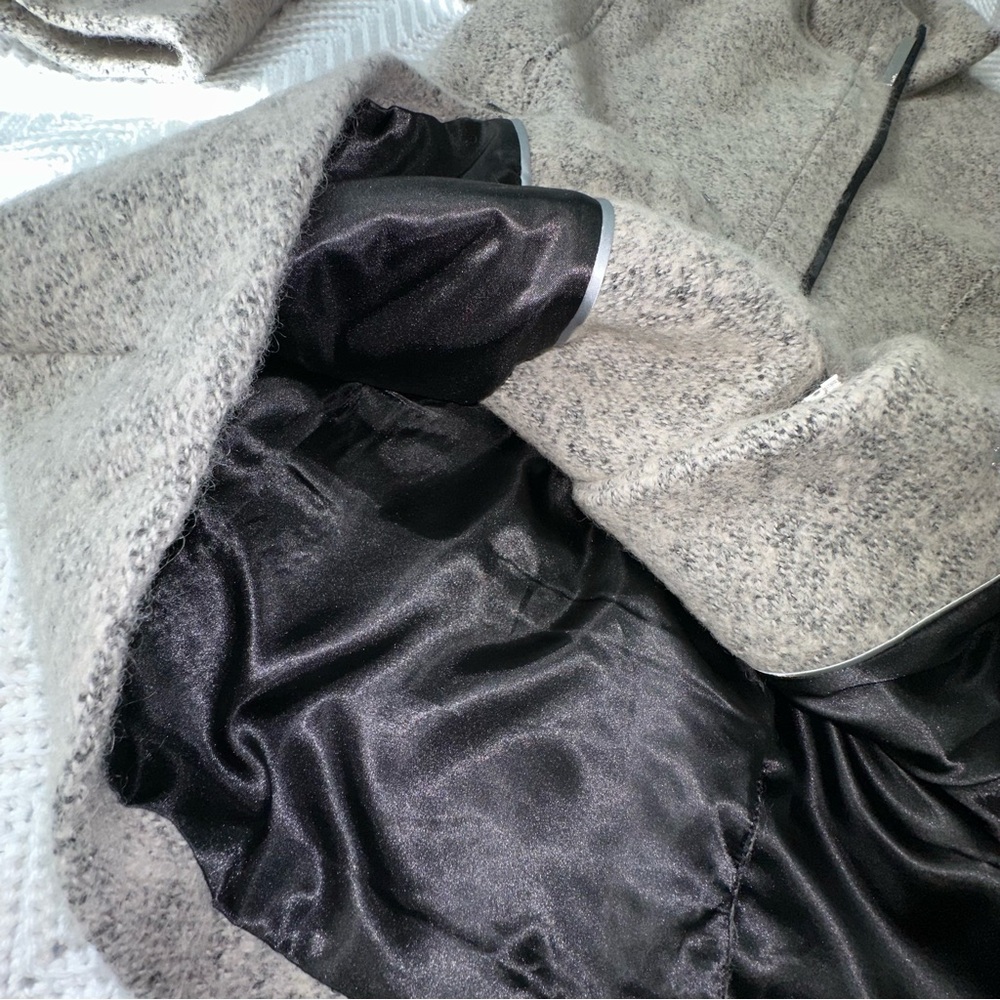 Women's Calvin Klein Gray Wool Blend Walker Coat - XL - NWOT - Picture 8 of 9